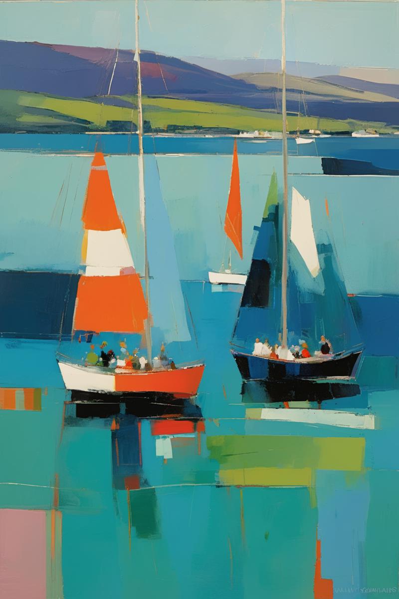 00132-798664833-_lora_Raimonds Staprans Style_1_Raimonds Staprans Style - 102070. A painting by Raimonds Staprans. A painting of Loch Fyne and T.png